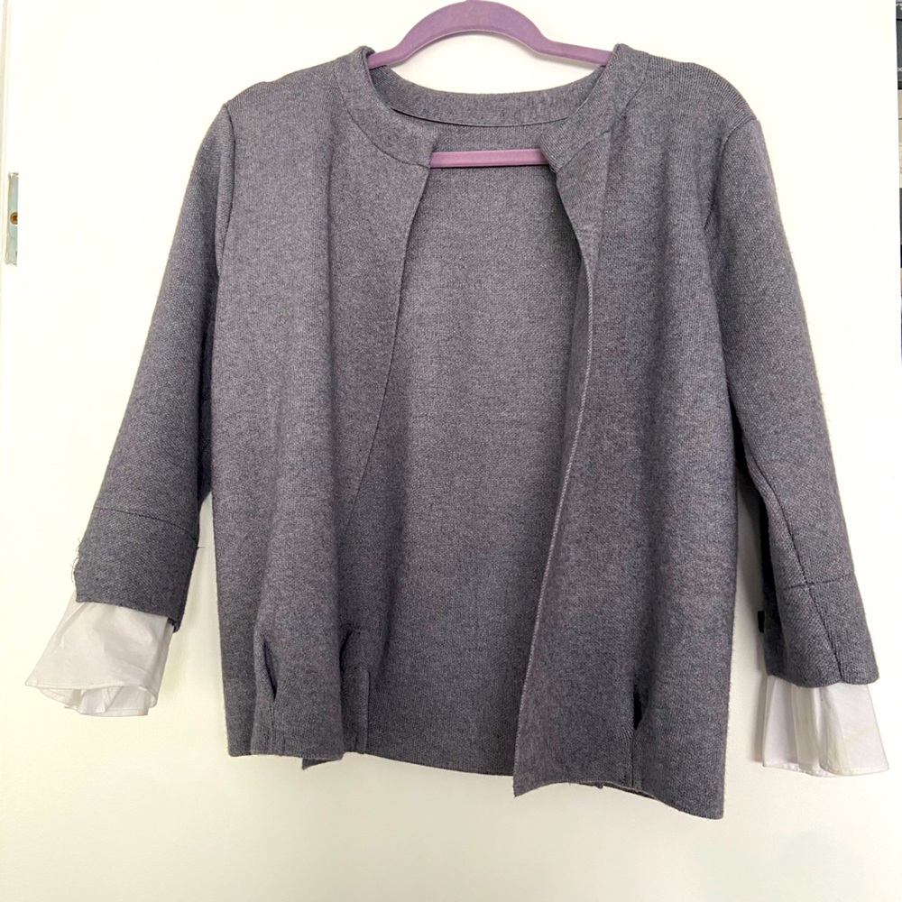 Knitted smart casual cardigan